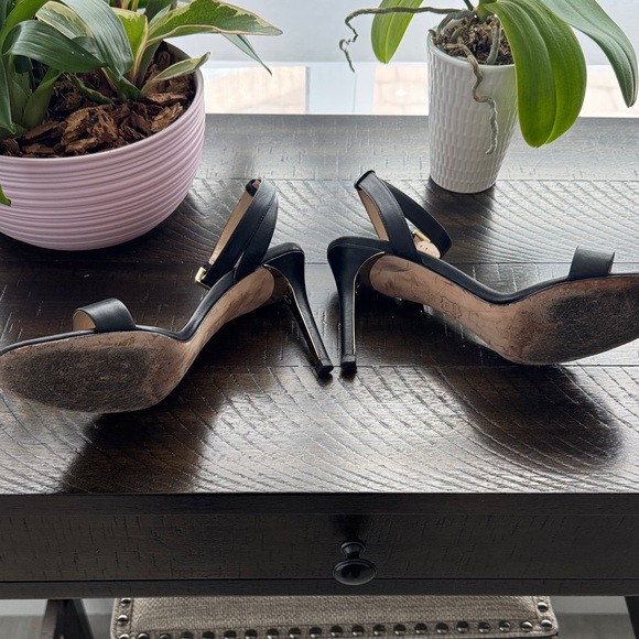 Tory Burch Black Strappy Heels - Picture 2 of 4